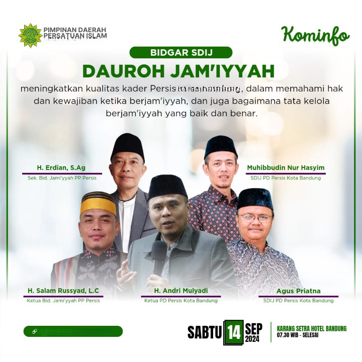 Dauroh Jamiyyah SDIJ PD PERSIS Kabupaten Sikka